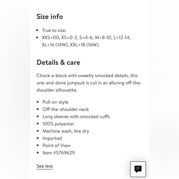 NWOT Revolve 1. State Smocked Off the Shoulder Wildflower Floral Jumpsuit Medium - Picture 8 of 9